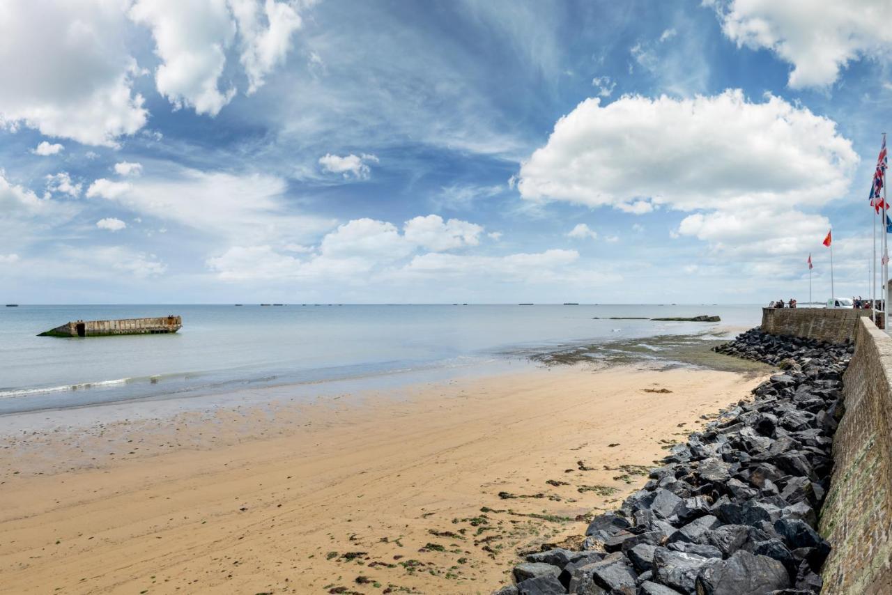 L'Hippocampe - Appt Mezzanine Centre D'Arromanches 外观 照片
